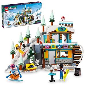 lot 49054 image: LEGO Friends Holiday Ski Slope and Caf� 41756 Building Toy Set, Creative Fun for Ages 9 with 3 Mini-Dolls and Lots of Accessories, A Gift for Kids Who Love Snow Sports or Role Playing