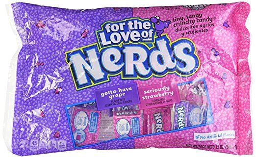 lot 2032 image: Nerds  Candy - gotta-have Grape & seriously Strawberry, (Big Bag)  12 oz