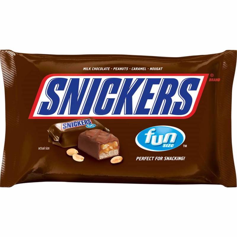 lot 2033 image: Snickers Fun Size Bars  (Big Bag) 10.59 oz.