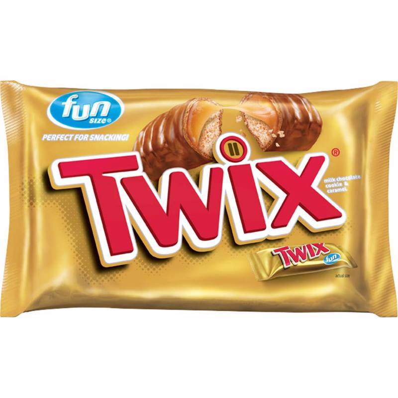 lot 2007 image: TWIX Fun Size Wafer Bars, (Big Bag) 10.83 oz