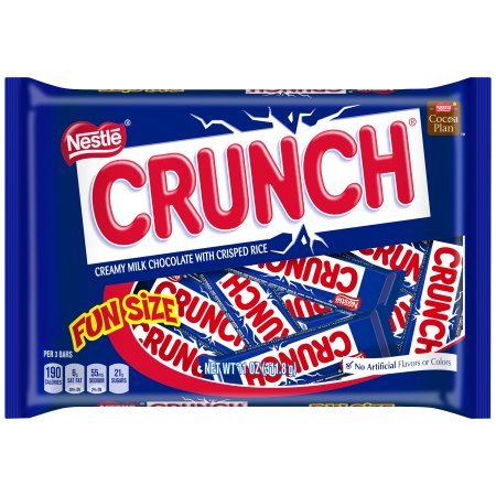 lot 2006 image: NESTLE CRUNCH Fun Size , (Big Bag) 11 oz