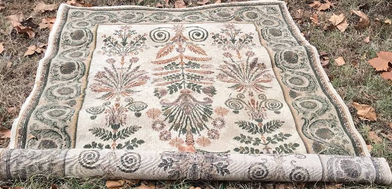 lot 6390 image: Nice Briarwood Linen Area Rug 66x91