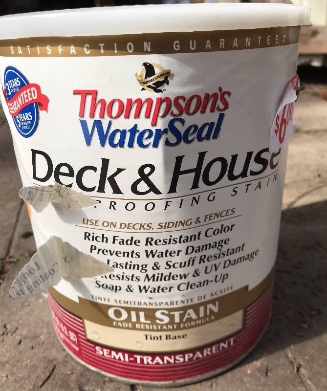 lot 6422 image: 1 Gal. Thompsons WaterSeal Deck & House OIL STAIN