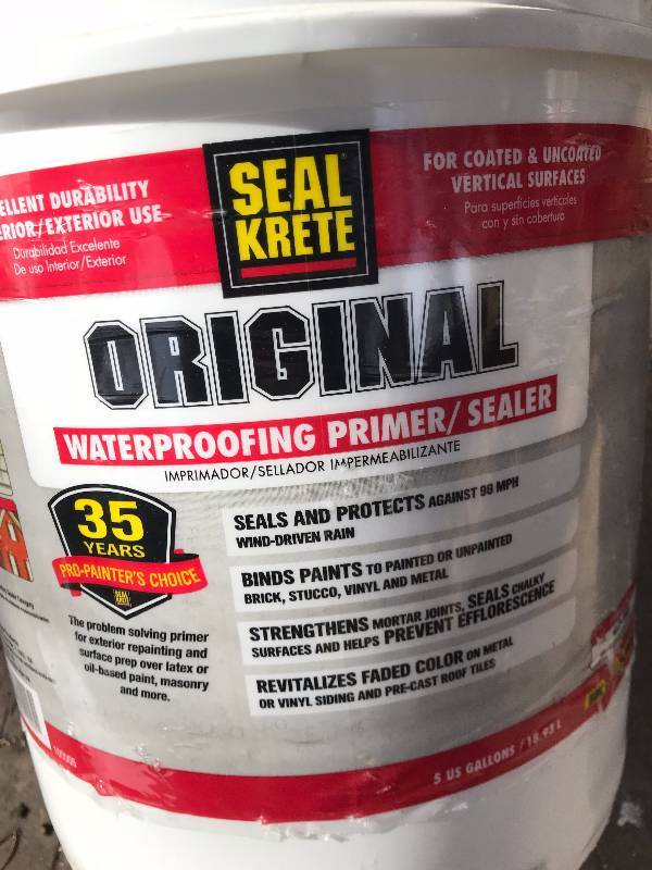 lot 6424 image: 5 Gal. SEAL KRETE Original Waterproofing PrimerSealer