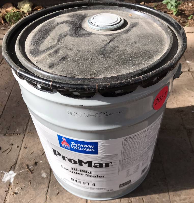 lot 6425 image: 5 Gal. Sherwin Williams ProMar Hi-Bild Lacquer Sealer