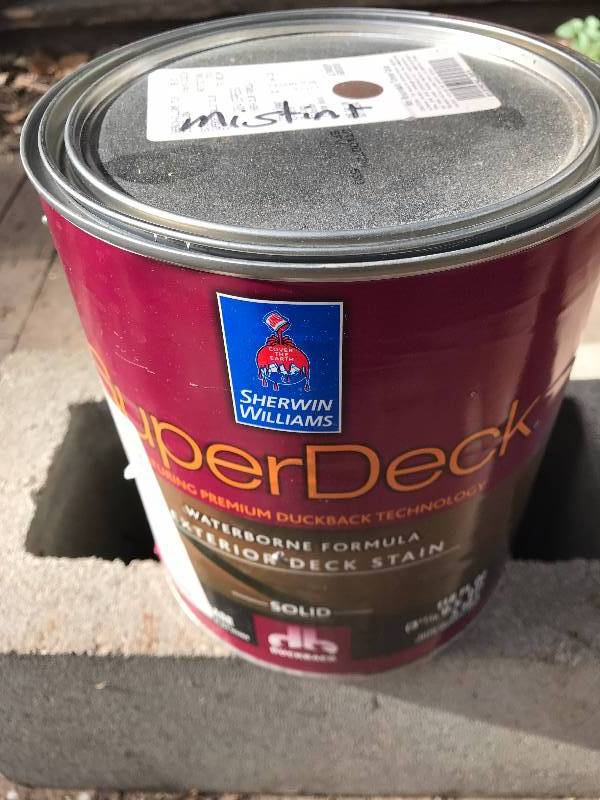 lot 6439 image: 1 Gal. Sherwin Williams SuperDeck Exterior Deck Stain