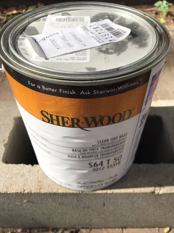 lot 6440 image: 1 Gal. Sherwin Williams Sher-Wood Clear Tint Base