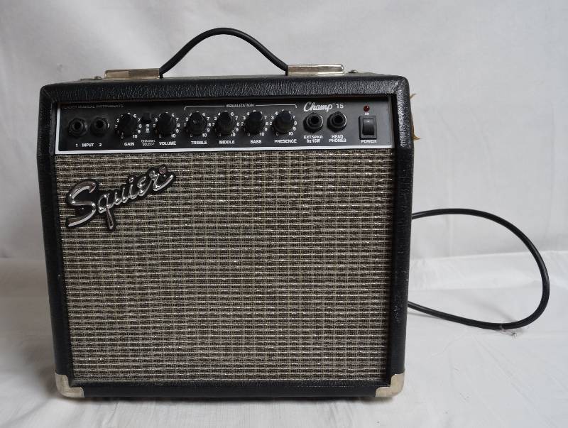 lot 2164 image: Squire Champ 15 Amplifier- Very Cool Type PR-408