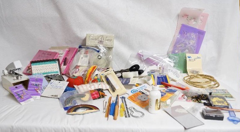 lot 2006 image: Assorted SewingCraft Supplies- Pins, Needles, and More See Pictures