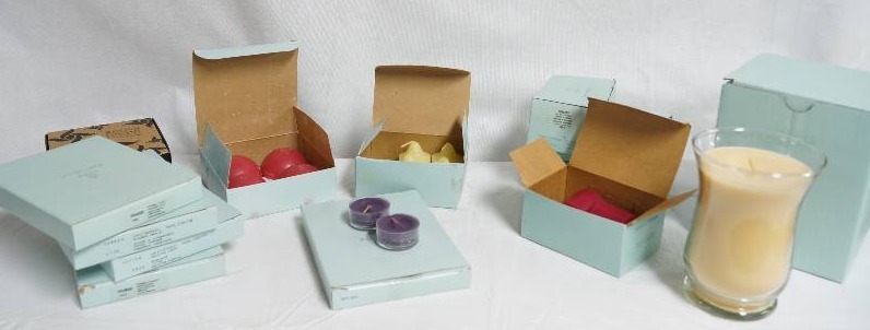 lot 2012 image: Partylite Assorted Candles and Tea Lights- Great Variety of Scents