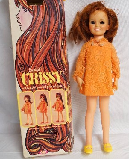 lot 2079 image: VINTAGE Beautiful Crissy Doll - Her Hair Grows W Original Box 1969 Ideal Toy Corporation