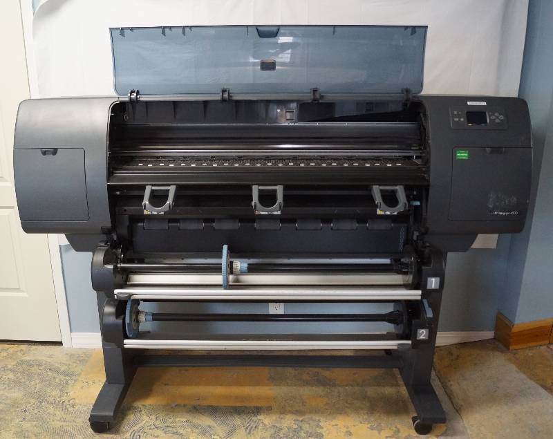 lot 2197 image: Large Format Printer - HP DESIGNJET 4500 - 42 ink-jet - color - See Description - WOW