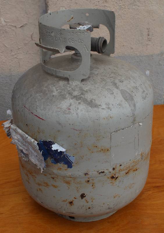 lot 2594 image: LP Propane Gas Tank w OPD Valve