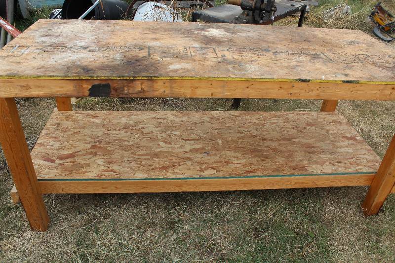 lot 3004 image: Tall Work Table 0 87 x 36 x 38 tall