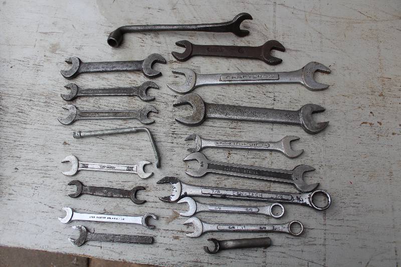 lot 3067 image: Lot open-end Wrenches