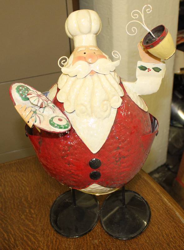 lot 3091 image: Metal Bouncing Santa - CUTE