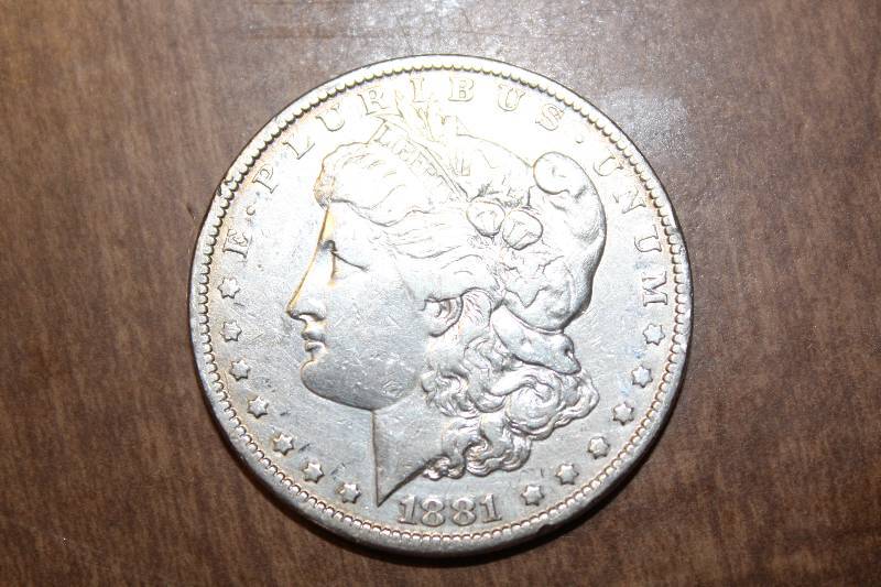 lot 3120 image: 1881-O Morgan Silver Dollar - Very Nice
