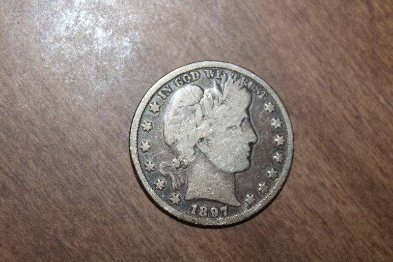 lot 3143 image: 1879 Barber Half Dollar Silver Coin