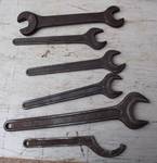Lot of 6 Old Wrenches