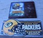 Green Bay Packer's Clock and Sign (battery not included)