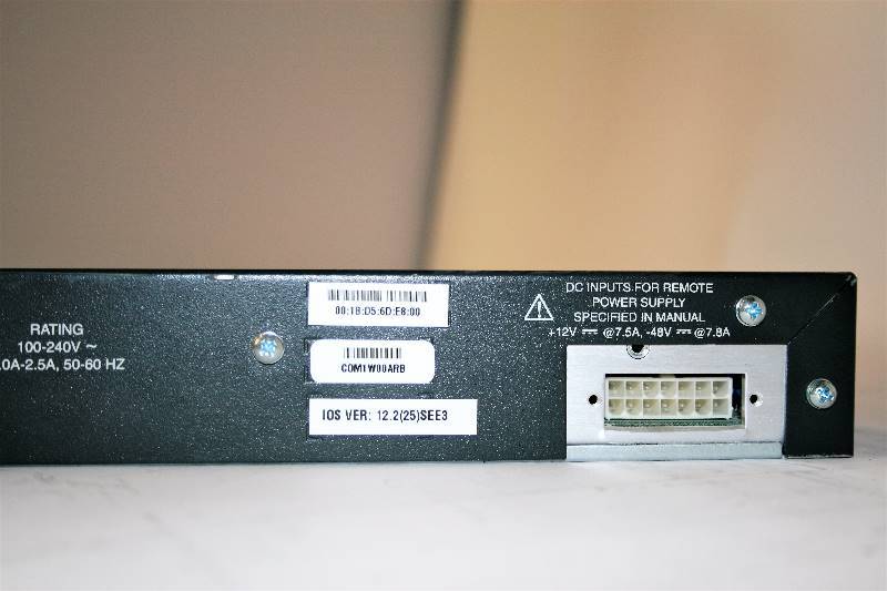 lot 340 image: CISCO SYSTEMS CATALYST 3750G SERIES P0E-48