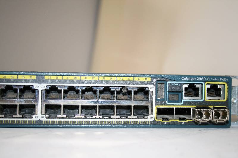 lot 359 image: CISCO CATALYST 2960-S SERIES POE  WS-C2960S-48FPS-L