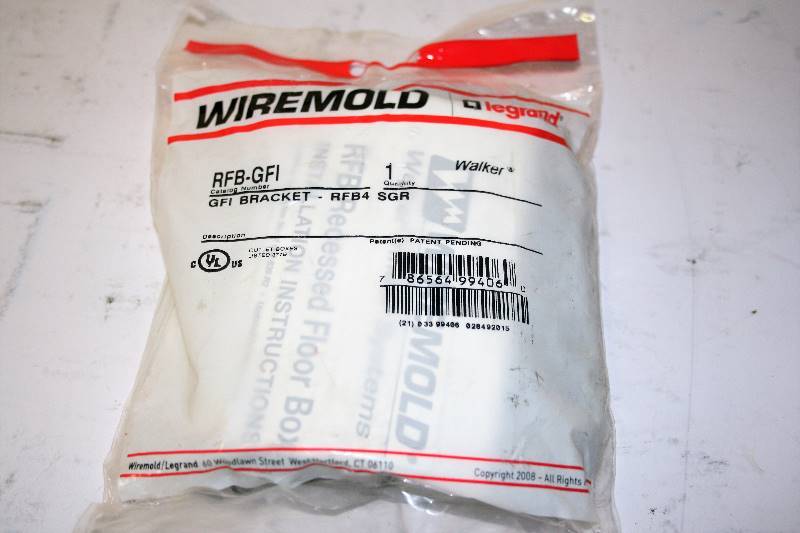 lot 375 image: WIREMOLD LEGRAND RFB-GFI INTERNAL GFI BRACKET FOR RFB4 FLOOR BOX