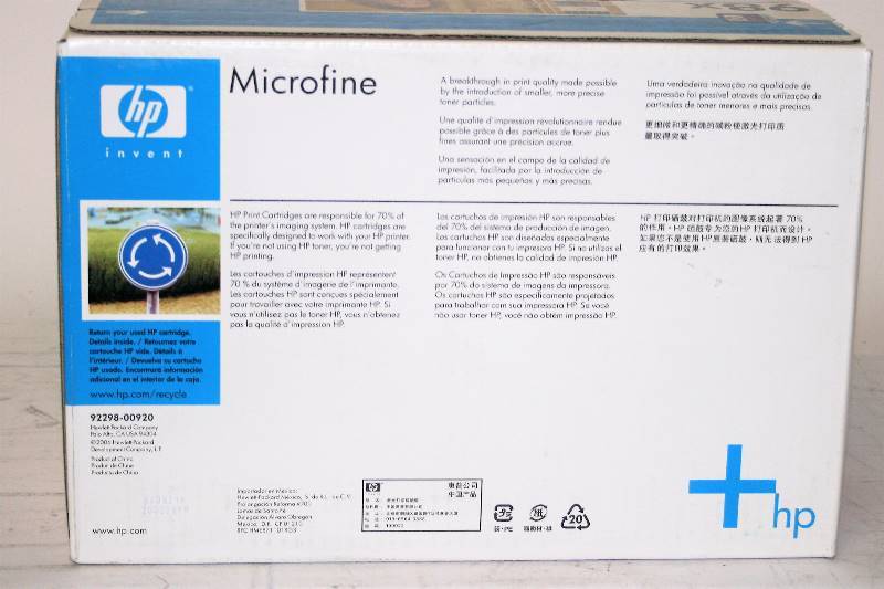 lot 429 image: HP LASERJET PRINT CARTRIDGE 92298X