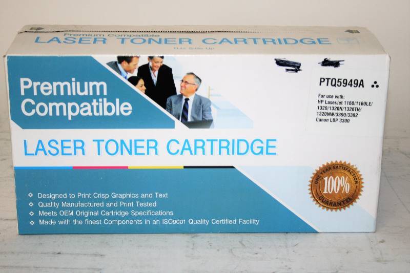 lot 433 image: PREMIUM COMPATIBLE TONER CARTRIDGE PTQ5949A