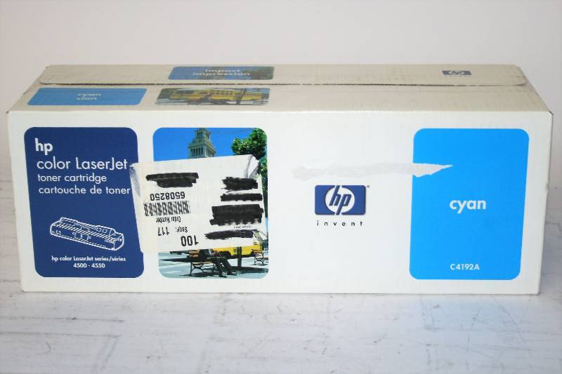 lot 439 image: HP COLOR LASERJET TONER CARTRIDGE C4192A CYAN
