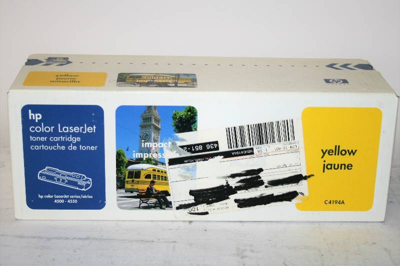 lot 441 image: HP COLOR LASERJET TONER CARTRIDGE C4194A YELLOW