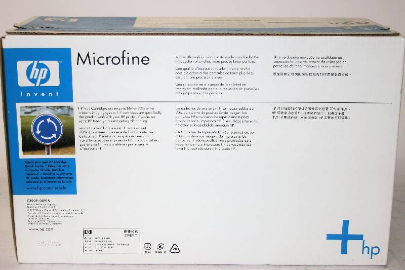 lot 457 image: HP LASERJET PRINT CARTRIDGE C3909A