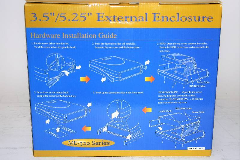 lot 465 image: ME-320 SERIES  3.5�5.25� EXTERNAL ENCLOSURE