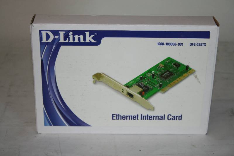 lot 498 image: LOT OF 2 BYTECC PCI SATA CONTROLLER CARD BT-PSAPAD-LINK ETHERNET INTERNAL CARD DFE-528TX