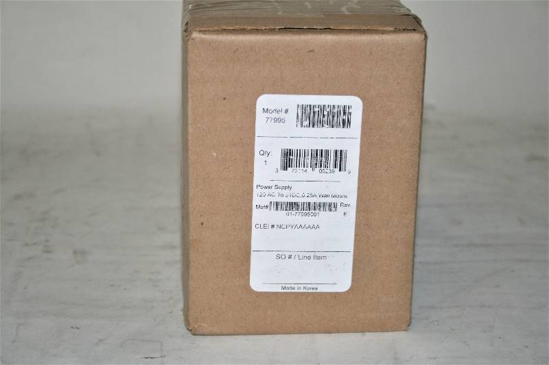 lot 503 image: ADC KENTROX 24 VDC WALL MOUNT POWER SUPPLY MODEL 77995