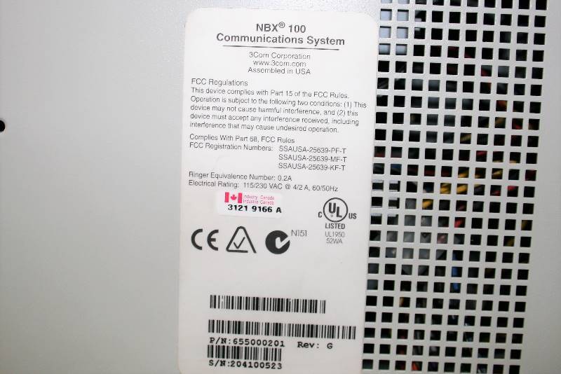 lot 524 image: NBX 100 COMMUNICATIONS SYSTEM