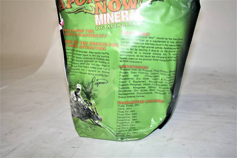 lot 541 image: PRIMOS APORKALYPSE NOW HOG ATTRACTANT POWER 4LB BAG