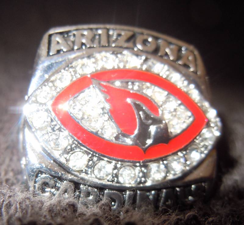 lot 229 image: Replica World Championship Ring Size 11 Arizona Cardinals