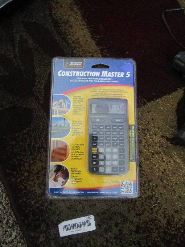 lot 261 image: Construction Master 5