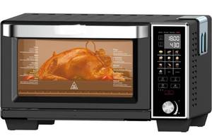 lot 12335 image: $$$ $400 Toaster Oven Air Fryer, XL Large 30-Quart Smart Oven,11-in-1 Toaster Oven Countertop with Steam Function,12-inch Pizza,Stainless Steel $$$