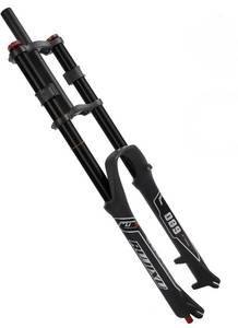 lot 12355 image: $$$ $170 RUJIXU 26 27.5 29 Inch Mountain Bike Suspension Fork Disc Brake StraightTapered Manual Lockout Quick Release MTB DH Air Forks with Damping Adjustment Travel 135mm $$$