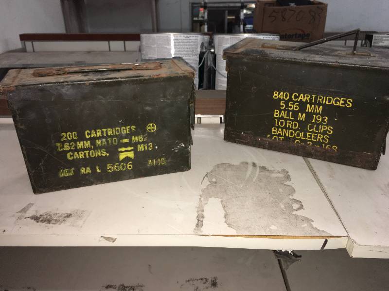 lot 130 image: 2 AMMO CANS