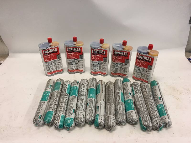 lot 152 image: LOT OF EPOXY AND SILICONE