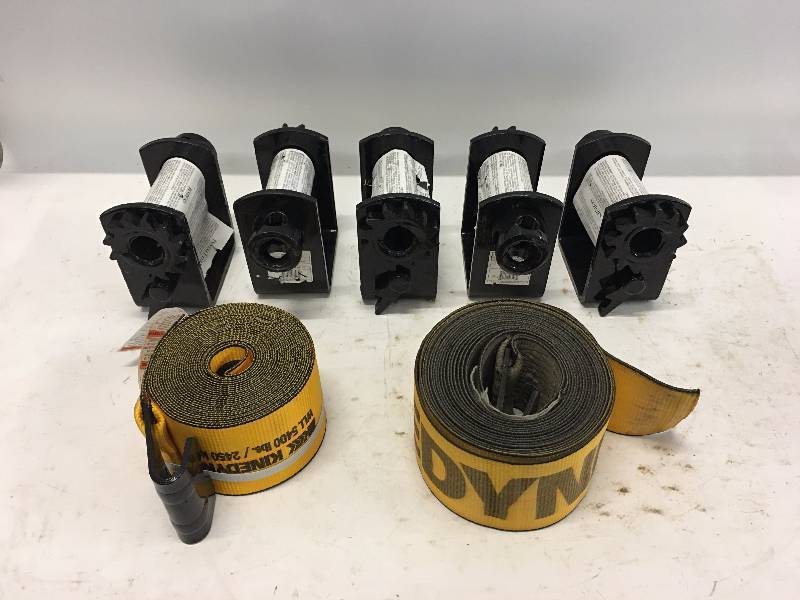 lot 207 image: LOT OF HEAVY DUTY STRAPS AND RATCHETS