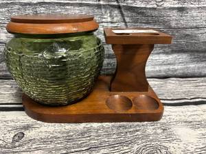 lot 71 image: Vintage Fairfax humidor and tobacco pipe stand, excellent condition
