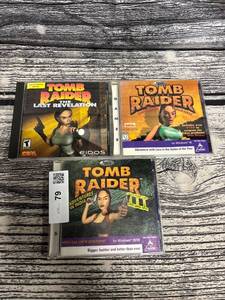 lot 79 image: Vintage Tomb raider PC games, 3 games, excellent condition