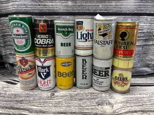 lot 148 image: 12-vintage beer cans