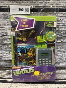 lot 200 image: 2014 nickelodeon, Teenage Mutant Ninja Turtles, seven piece, calculator set
