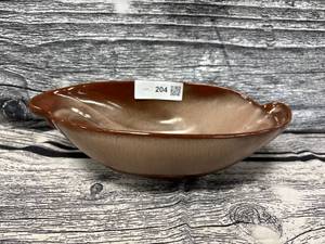 lot 204 image: Frankoma pottery centerpiece, brown