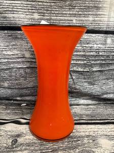 lot 237 image: Orange art deco vase